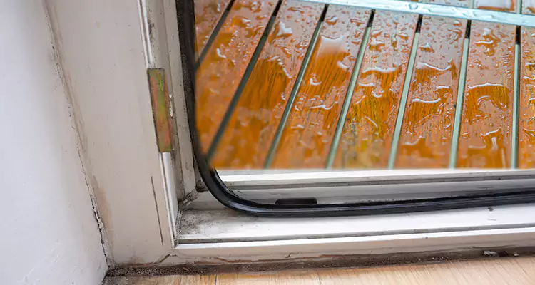 Water Leaking Wooden Patio Doors Repair in Sebastian, FL